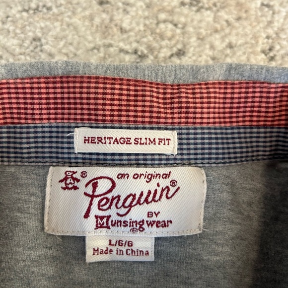 Penguin men’s L heritage slim fit never worn! This is Slim measurements below - Picture 10 of 10